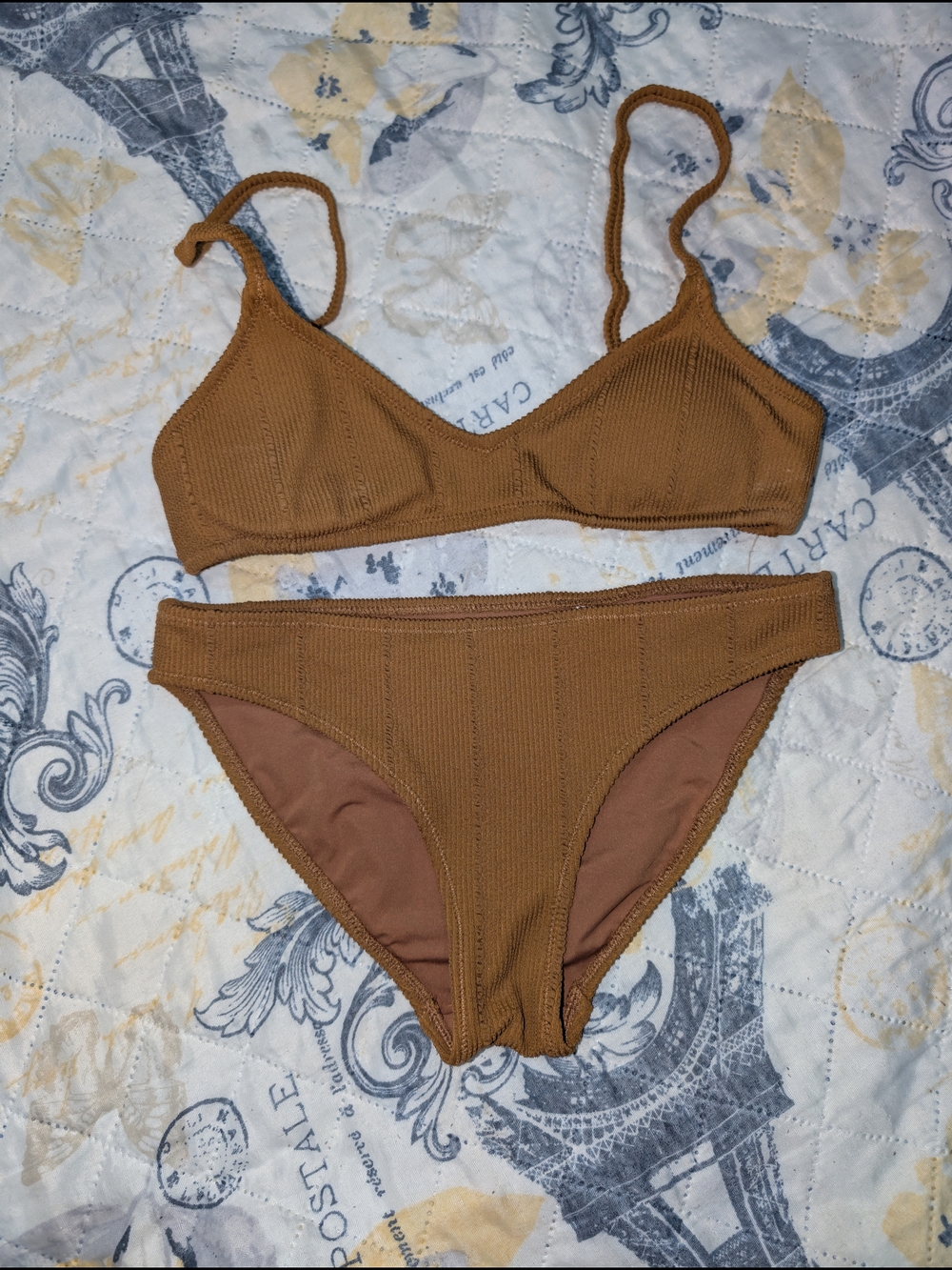 Aerie Scoop Top / Bikini Bottoms Swimsuit Sz. Xs